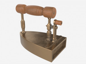 Old Charcoal Iron 3Dモデル