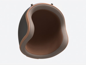 Open Face Vintage Scooter Helmet 3D 模型
