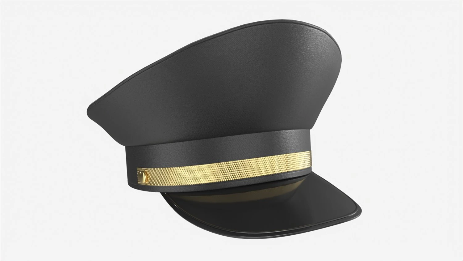 Peaked Cap Casual 3D Model .c4d .max .obj .3ds .fbx .stl .blend