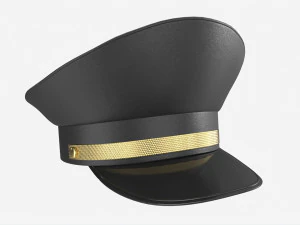 पीक्ड कैप कैज़ुअल 3D मॉडल