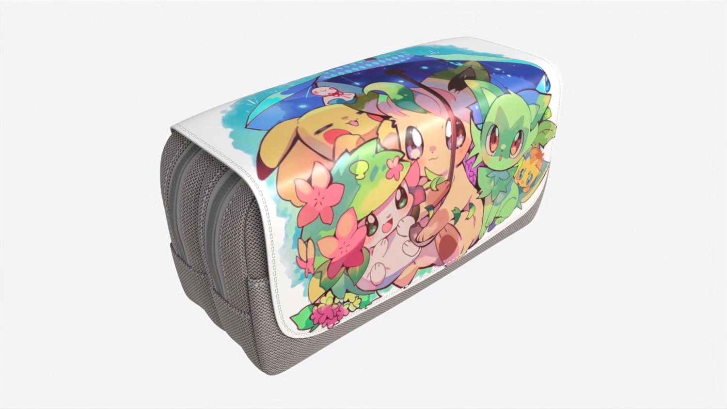 School Large Pencil Case 3D Model .c4d .max .obj .3ds .fbx .stl .blend 
