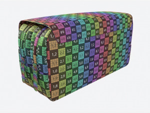 School Large Pencil Case 3D Model