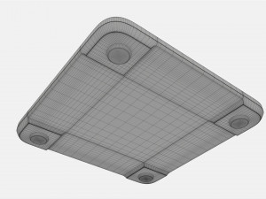 Smart Wireless Digital Scale 3D Model