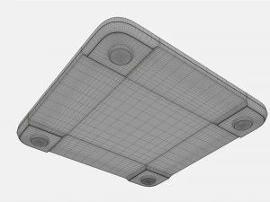 Bilancia digitale intelligente senza fili Modello 3D