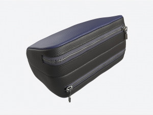 Smoking Pipe and Tobacco Bag Leather Modèle 3D