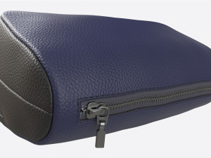 Smoking Pipe and Tobacco Bag Leather 3D 模型