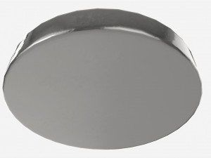 Smoking Pipe Ashtray Silver 3D मॉडल