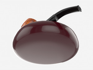 Smoking Pipe Ashtray with Holder 01 Model 3D