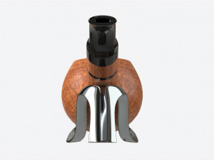 Smoking Pipe Bent Briar Wood 02 Modèle 3D