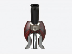 Smoking Pipe Bent Briar Wood 04 3D Model