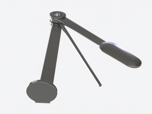 Smoking Pipe Companion Accessory 02 3D Model