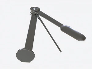 Smoking Pipe Companion Accessory 02 3D Model