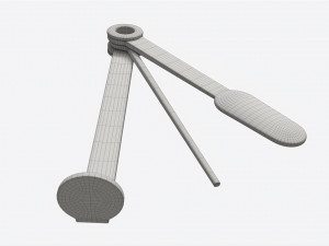 Smoking Pipe Companion Accessory 02 3D Model
