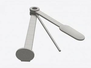 Smoking Pipe Companion Accessory 02 3D Model