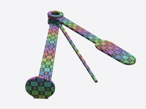 Smoking Pipe Companion Accessory 02 3D Model