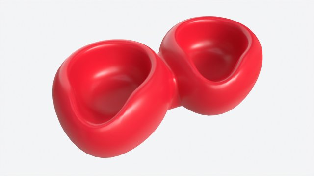 Smoking Pipe Holder Double 3D मॉडल .c4d .max .obj .3ds .fbx .stl .blend 