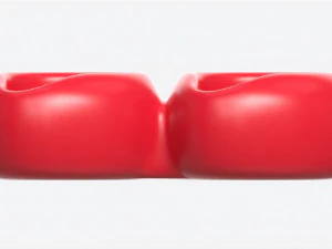 Smoking Pipe Holder Double 3D Model