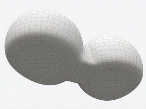 Smoking Pipe Holder Double 3D Model