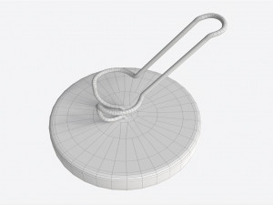 Smoking Pipe Holder Wire 3D Model