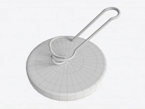 Pfeifenhalterdraht 3D Modell