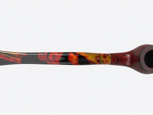 Smoking Pipe Long Briar Wood 03 Model 3D