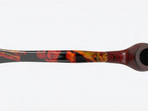 Smoking Pipe Long Briar Wood 03 3D Model