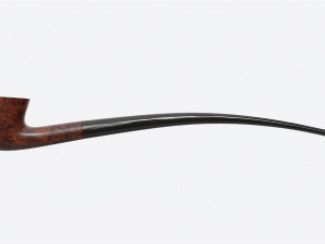 Smoking Pipe Long Briar Wood 04 Modelo 3D