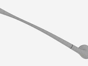 Smoking Pipe Long Briar Wood 04 Modelo 3D