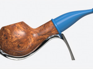 Smoking Pipe Small Briar Wood 01 Modello 3D