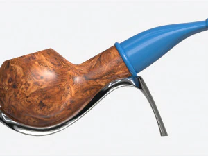 Smoking Pipe Small Briar Wood 01 3D Model