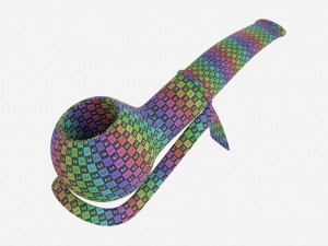 Smoking Pipe Small Briar Wood 01 Modello 3D