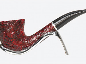 Smoking Pipe Small Briar Wood 03 3D 모델