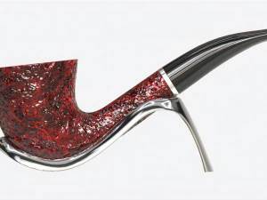 Smoking Pipe Small Briar Wood 03 3D Model