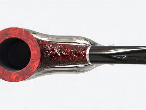 Smoking Pipe Small Briar Wood 03 3D Model