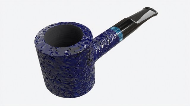 Smoking Pipe Small Briar Wood 04 3D 모델 .c4d .max .obj .3ds .fbx .stl .blend 