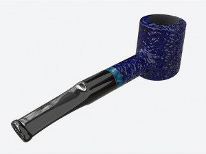 Smoking Pipe Small Briar Wood 04 3D 모델
