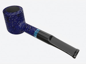 Smoking Pipe Small Briar Wood 04 3D 모델
