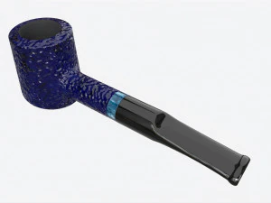 Smoking Pipe Small Briar Wood 04 3D Model