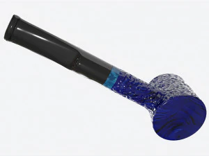 Smoking Pipe Small Briar Wood 04 3D Model