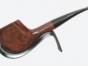 Smoking Pipe Straight Briar Wood 01 Modèle 3D