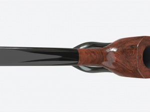 Smoking Pipe Straight Briar Wood 01 Modèle 3D