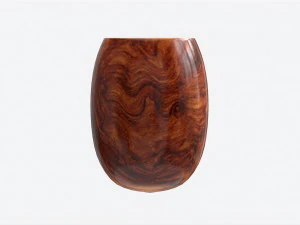 Smoking Pipe Straight Briar Wood 02 3D Model
