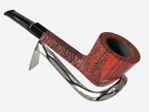 Smoking Pipe Straight Briar Wood 03 Modèle 3D