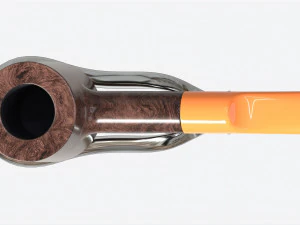 Smoking Pipe Straight Briar Wood 04 3D Model