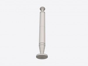 Smoking Pipe Tamper Accessory 01 3D-Modell