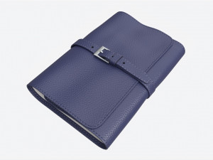 Smoking Pipe Travel Bag Leather Folded 3Dモデル