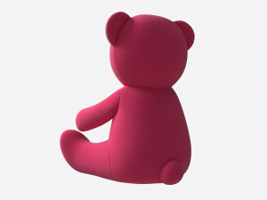 Teddy Bear Toy Soft Model 3D