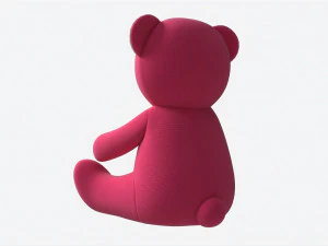 Teddy Bear Toy Soft 3D Model