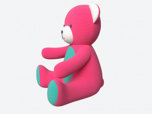 Teddy Bear Toy Soft Model 3D