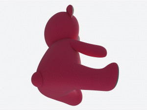 Teddy Bear Toy Soft Model 3D